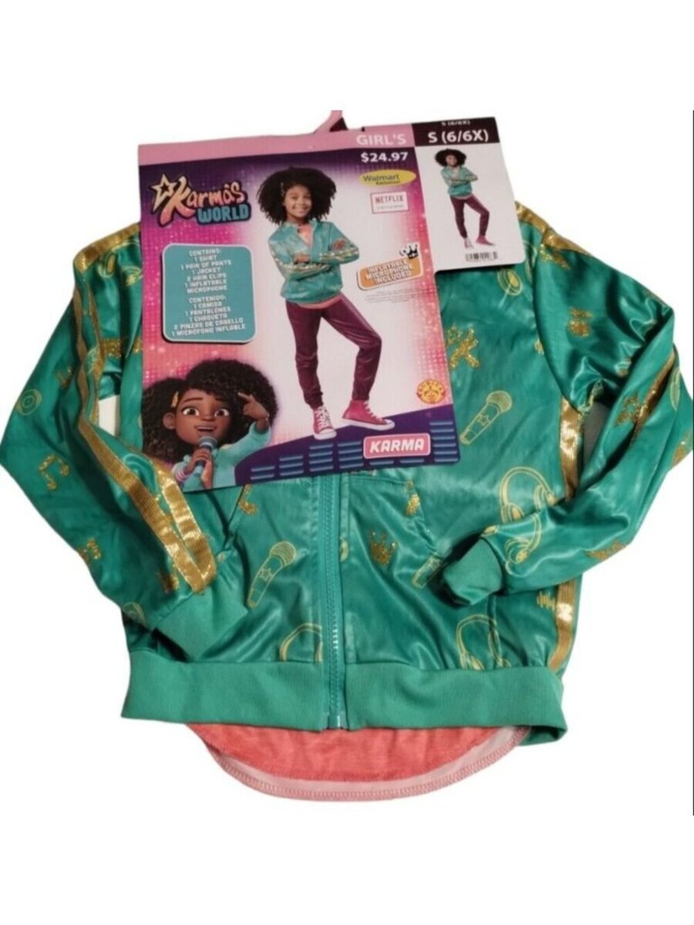Rubies Karmas World Girls Small Complete Halloween Costume 6 to 6X New
